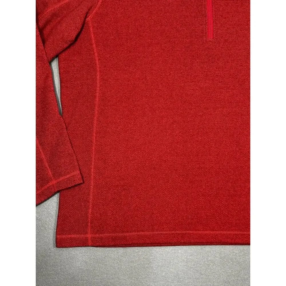 The North Face Men’s XXL Red Quarter Zip Fleece Pullover Jacket Sweater